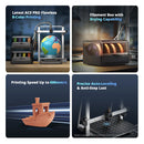 ANYCUBIC Kobra 3 Max FDM Multi-Color 3D Printer Up to 600mm/s Print Speed Massive Build Volume 500*420*420mm Smart APP Control