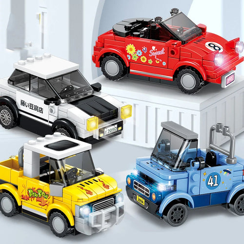 City Super Racer Car F1 Speed Champions Racing Model Building Blocks Bricks Sports Kits Great Vehicle Sets Technique Kids Toys