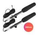 Professional Condenser Microphone Interview Recording Vlog Live Mic Super-cardioid for Canon Nikon Sony DSLR Camera Camcorder