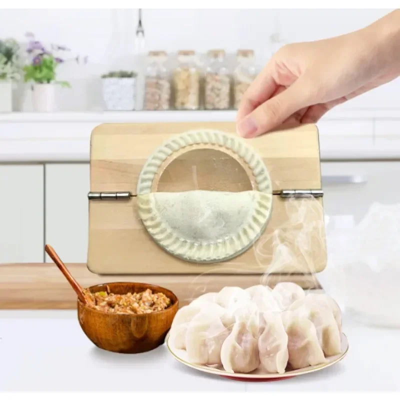 New Dumpling Mould Home Kicthen Wood Dumpling Magic Tool Dumpling Press Tool Special Dumplings Mold