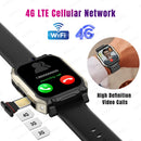 XUESEVEN KOM8 4G LTE HD Dual Camera Smartwatch Face Recognition GPS SIM Card Google Play Store Payment Function Men Watch Phone