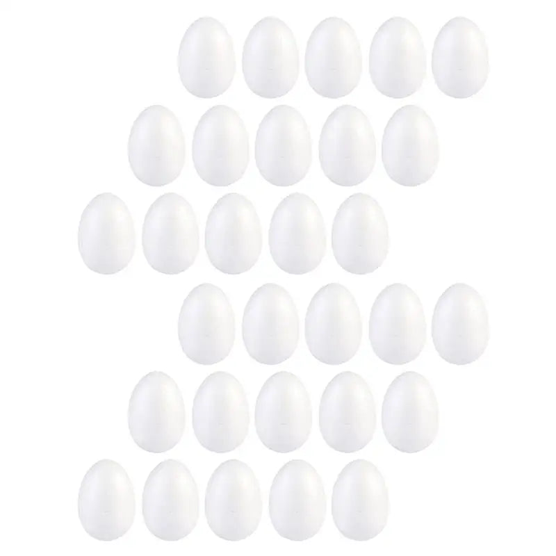 2/3/4 Pcs 15cm 20cm DIY Eggs White Foam Balls Eggs Easter Modeling Shapes Egg Ornaments Kids Painting Party Decorations