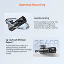 70mai M310 Plus 2K Dash Cam 1440P Image Enhanced Night Vision f/1.55 Aperture 24H Parking Mode Smart Voice Control Car Camera