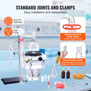 SucceBuy Essential Oil Distillation Kit 500ml 2L Distillation Apparatus 3.3 Boro Lab Glassware Distillation Kit w/ Heat Plate