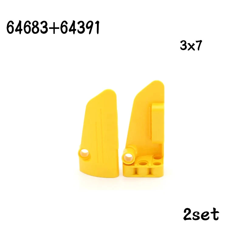 NEW Technical Panel Plate DIY Mechanical Building Blocks MOC Car Parts Brick Toy Gift  24119 62531 64782 11954 18944 18945 24116