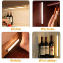 Motion Sensor Light Wireless LED Night Light Type C Rechargeable Lamp Cabinet Wardrobe Lamp Staircase Backlight For Kitchen LED