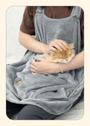 The Kitten Purse | Hands-Free Cat Carrier Apron with Winter Pocket