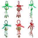 1Pc Wooden Cross Pendant Easter Gift Catholic Wooden Virgin Mary / Saint Jude Protection Blessing Charm Car Hanging Charm for Me