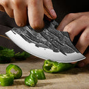 Forged Meat Cleaver Kitchen Chef Knife Fishing Boning Fruit Cutting Knife BBQ Butcher Portable Utility Viking Knife Can Opener