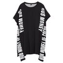 XITAO Europe Print Letter Dress Locker einfarbig Kurzarm Mode Street Style Frauen 2020 Frühling Sommer Neu Minderheit XJ4559