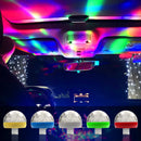 Auto USB DJ RGB Mini Bunte Musik Sound LED USB-C IOS Feiertag Party Karaoke Atmosphäre Lampe Willkommen 5V Kugel Laser Licht