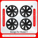 4PCS Hubcap Design for Tesla Model S（2022-2024）/Model Y （2020-2024）19 Inch Wheel Cover Performance Full Rim Hub Cover Accessorie