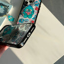 Sanrio Hangyodon Magnetic Holder Magsafe Wireless Charge Cute Cartoon Phone Case For iPhone 17 16 15 14 13 12 11 Pro Max Cover