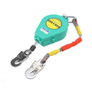 Self Retracting Lifeline 330lbs Fall Arrester Fall Protection with Alloy Steel Hook & Steel Wire Rope 23ft 7m