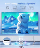 The Pocket Cinema | Android 14 Portable Projector (290 ANSI, Auto Keystone)