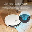  ILIFE V2 Robot Vacuum Cleaner, 120 Min Runtime, Self-Charging Robotic Vacuum, Slim, Quiet, Ideal for Pet Hair and Hard Floors