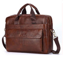 Herren Handtaschen aus echtem Leder Lässige Ledertaschen für Laptops Herrentaschen für Geschäftsreisen Herren Umhängetaschen