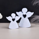Cute Angel Candle Silicone Mold DIY Handmade Soap Angel Shape Plaster Drip Gel Epoxy Resin Mould Easter Aromatherapy Candle Mold