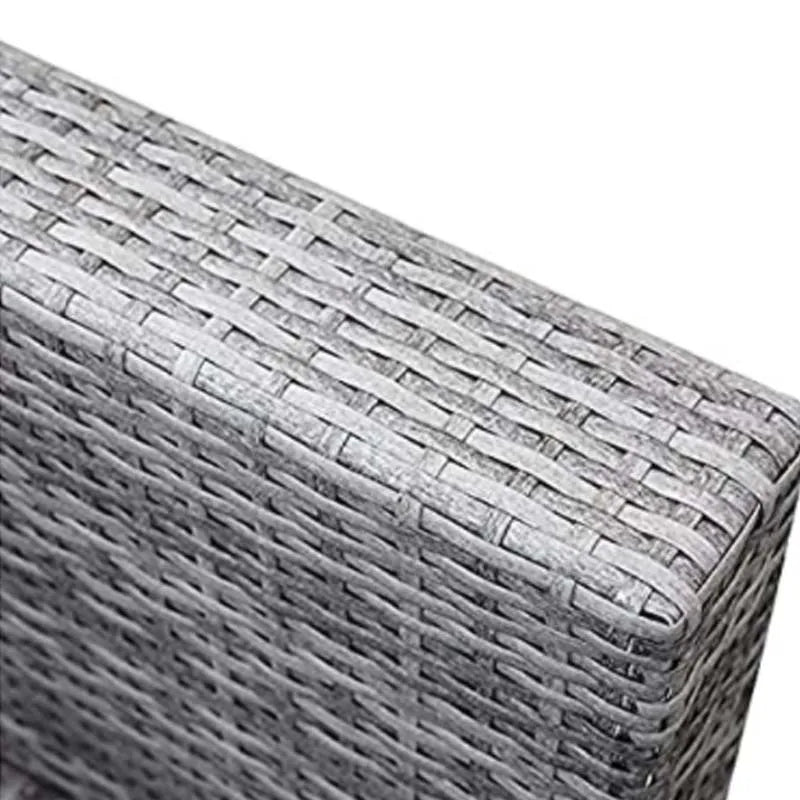 500g 8mm Width Gradient Grey Color Synthetic Rattan PE Flat Rattan Material For Home Furniture Chair Sofa Table Basket Repair