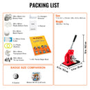 SucceBuy 25/32/58/75MM Badge Maker Machine DIY Button Pin with 500Pcs Free Parts Press Kit Circle Manufacture Button Making Tool