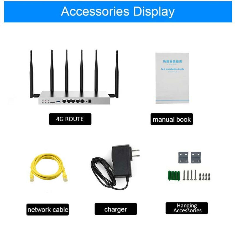 ZBT OpenWRT 4G WiFi Router 4*LAN Gigabit 1200Mbps 2.4G 5.8GHz USB3.0 SIM Card Built-in SATA Access Point Dual Band Roteador