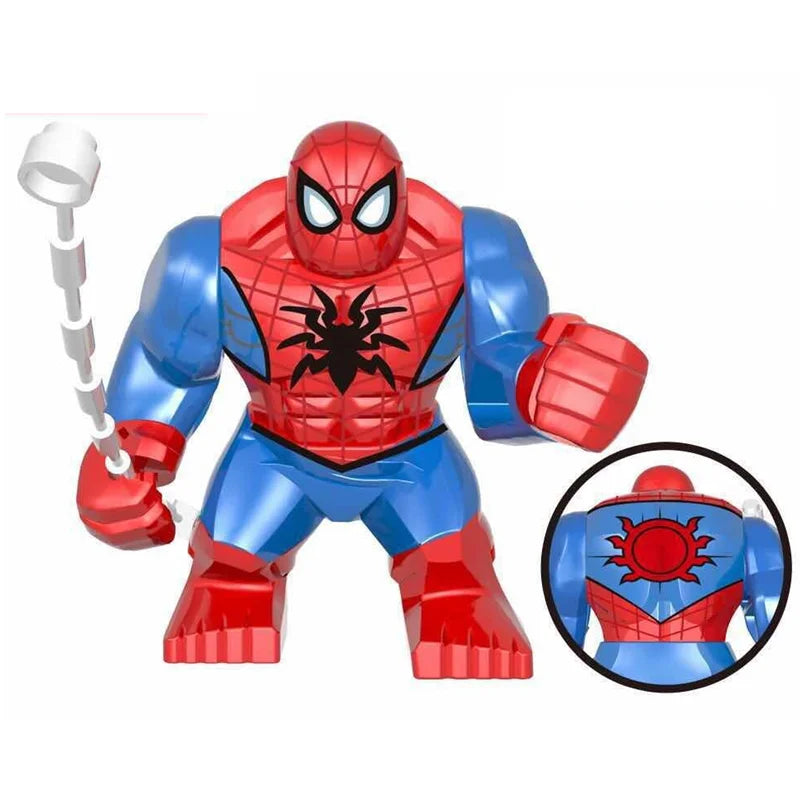 Disney Building Blocks Mini Model Figures Big Goblin Spiderman Iron Man Venom Captain Hawk Deadpool Technic Armor City Gift Toys