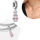 Hot Original Pendant S925 Sterling Silver Rabbit Charm Fit 3mm Bracelet Diy For Women Classic Easter egg beads Daily Gift Fine