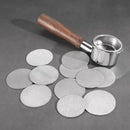 51/53/58mm Stainless steel Reusable Coffee Filter Screen Heat Resistant Mesh Portafilter Coffee Puck Screen for Espresso Machine