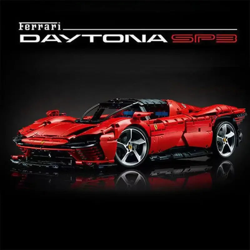 NEW high tech Technical 42143 Ferrari Daytona SP3 Supercar Model Building Block Sport Car Toys For Boys Girls Kids Birthday Gift