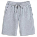 2024 Summer Men's Shorts Elastic Drawstring Shorts Joggers Loose Fitness Breathable Sports 5 Piece Solid Color Casual Pants