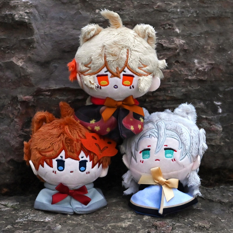 Cartoon Kawaii Dolls Genshin Impact Cosplay Venti Albedo Raiden Shogun Hutao Plush Toy Anime Mascot Gifts For You