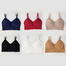 3 Pcs Women's Lingierie Cropped Women's Bras Sexy Bras Women's Tops Free Shipping Sutia Polyester 90%