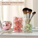 6/12 pcs Glass Cylinder Vases Clear Flower Vase Glass Hurricane Floating Candle Holder for Table Centerpiece Wedding Home Decor