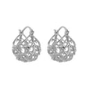 Huitan Goldfarbene hohle Creolen für Damen, neu designt, Temperament, Mädchen, Ohr-Accessoires, Hochzeit, Party, Modeschmuck 2023