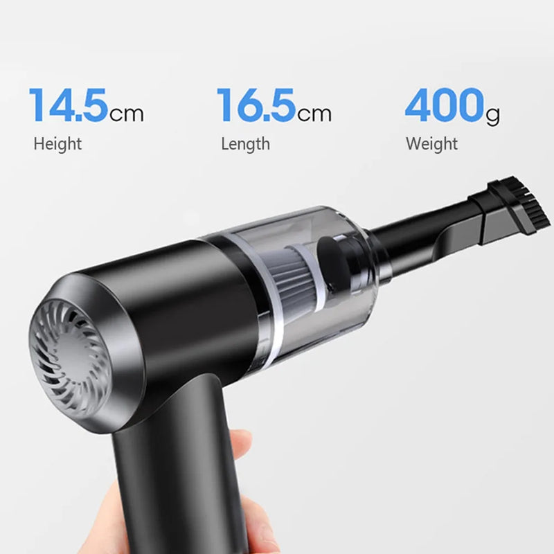 Wireless Car Vacuum Cleaner Cordless Handheld Auto Vacuum 9000Pa Home & Car Mini Vacuum Cleaner With Built-in Battrery