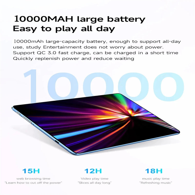 Global Version Original Pad 15 Pro Tablet PC Android 13 Snapdragon 870 16GB 1TB 10.1 Inch 5G Dual SIM Phone Call Google Play Mi