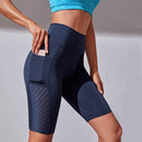 Women Workout Leggings Fitness Seamless Mesh Sport Pocket Legging Femme Fashion High Waist Leggings Women Yoga Running Pants