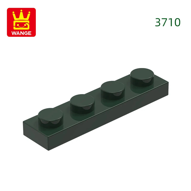 Wange 149Pcs/Lot 3710 1x4 Basic Building Block Moc Components Parts Compatible with Bricks DIY Children Assembly Toy Gift Box