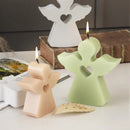 Cute Angel House Candle Silicone Molds DIY Gypsum Crafts Home Decoration Easter Aromatherapy Cake Chocolate Candle Molds