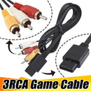 180cm 6ft AV TV 3 RCA Video Cord Cable For SNES Game Cube / N64 for Nintendo 64 100pcs