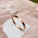 New Design Zircon And Cross Nut Nail Lovers Bracelet Screw & Bangle For Woman Stainless Steel Luxury Brand Jewelry