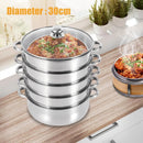 The Steam Tower | 5-Tier Multi-Function Stainless Steel Steamer Cookware
