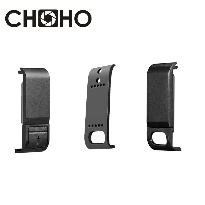 Rechargeable Side Cover Case Replacement Battery Lid Door Cover Can Plastic For Go Pro Hero 13/12/11/10/9/8 Black Accessories