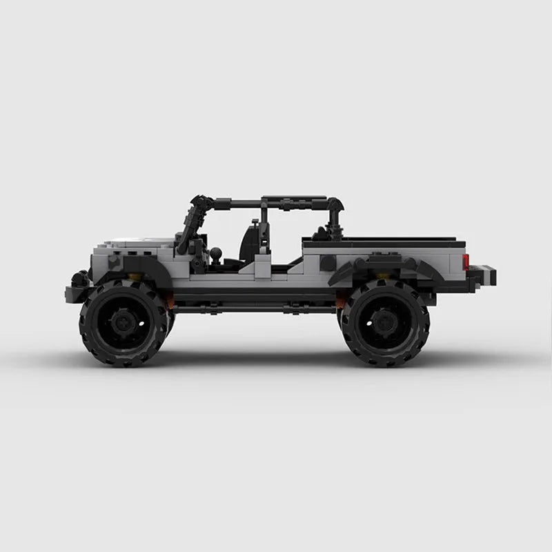 Jeep Gladiator Vehicle Technical Super Racing Car Bricks Weapon Building Block Model Bricks DIY Toys for Kid Christmas Gifts