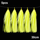 Glow Neon Party Supplies Neon Paper Garland Tassels Triangle Flags Bunting Birthday Party Wedding Black Light Reactive UV Decor