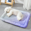 Summer Dog Bed Cat Cushion Puppy Sleep Nest for Small Medium Large Dog Cat Ice Silk Cool Mat Pet Kennel Cooling Bed