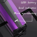 R55F Purple Professional Electric Hair Trimmer 7200RPM Adjustable 0 Pitch Blade Barber Shop Hair Clipper KULILANG Madeshow