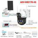 The Sentinel | 4G Dual-Lens Solar Security Camera with AOV 24/7 Recording