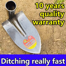 Household Thickened All Steel Hoe Soil Digging Vegetable Planting Large Hoe Weeding Outdoor Tools All Steel Hoe