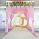The Pavilion | 10ft Heavy-Duty Adjustable Ceremony Canopy & Chuppah Backdrop Stand